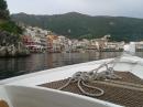 Yannis water taxi, on the way to Parga